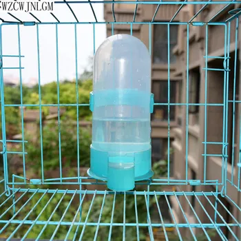 Paukščių lesyklėlę automatinė girtuoklis paukščių maisto konteineryje balandžiai geriamojo vandens šėrimo dvejopo naudojimo papūga pet supplies7pcs