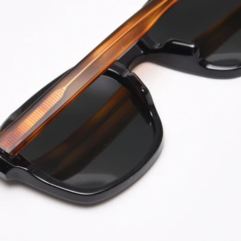 Peekaboo TR90 aikštėje rėmo akiniai nuo saulės vyrams poliarizuota acetatas vairavimo vyras saulės akiniai moterų uv400 žalia ruda 2021 m. vasaros