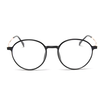 Peekaboo tr90 rėmelis retro moterų akiniai recepto korėjos stiliaus skaidrūs apvalių akinių rėmeliai vyrų metalo priedai