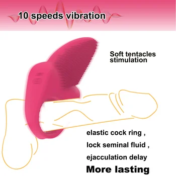 Penis Extender Vibracija Gaidys Žiedas Sekso žaisliukai Vyrams Silikono Varpos Žiedas Vibratorius Atidėti Ejakuliacija Klitorio Skatinti Suaugusiųjų Sekso