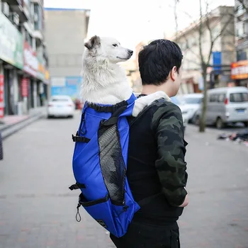 Pet kuprinė outcropped pečių šuo kuprinė lauko prekybos dviračių kelionės krepšys vidutinių ir didelių tipo šunų kelionės krepšys
