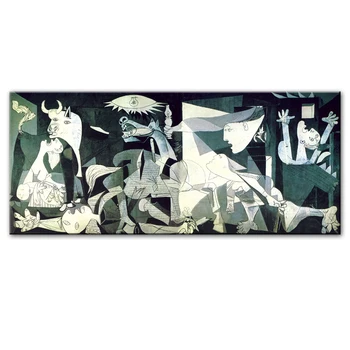 Picasso Guernica Žinomų Tapybos Drobės spauda ant Drobės Meno Drobė Art Prints Kopijos Sienos Nuotraukas Namų Puošybai