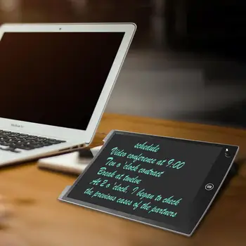 Piešimo tabletę 12 colių LCD rašymo lenta elektroninių Rašto padas plonas pranešimą Grafika eskizas valdybos vaikams dovanų vaivorykštė ekranas