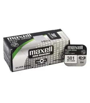 Pilas de boton Maxell bateria originalus Oxido de Plata SR1120SW 1.55 V lizdinės plokštelės 2X Nds