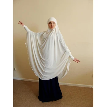 Pilnas Draudimas Musulmonų Moterų Maldos Suknelė Niquab Ilgas Šalikas Khimar Hijab Islamas Didelis Viršutinius Drabužius Ramadanas Arabų Artimuosius Rytus
