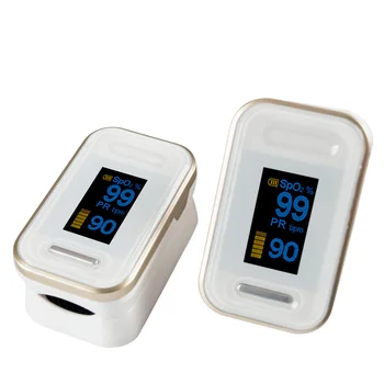 Piršto Pulse Oximeter su Byla Piršto Oximetro De Pulso OLED piršto širdies ritmo monitorius Spalvų OLED Ekranas Alarm Funkcija