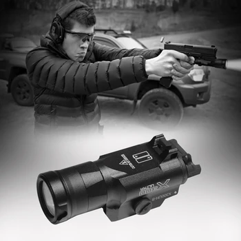 Pistoletas Ginklas Taktinis Žibintuvėlis šviesos X300UH-B X300U X300 su Glock gun White LED Medžioklės Žibintuvėlis Greitas pristatymas iš JAV