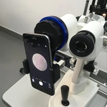 Plastikiniai Plyšine Lempa Mikroskopu lphone Išmaniojo telefono Adapteris