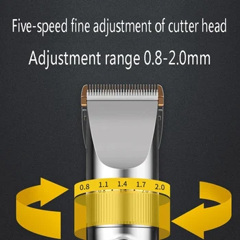 Plaukų Kirpimo mašinėlės Vyrų Belaidžius Plaukų Žoliapjovės Įkrovimo Vyrų Kirpimas Viliojimo Rinkinys su LED Ekranu ir 6 Vadovas Šukos