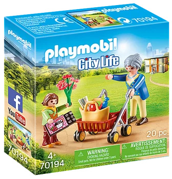 PLAYMOBIL®70194 močiutė su mergina, ORIGINALUS licencijos