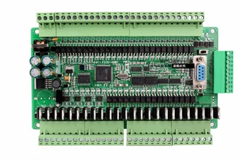 PLC pramonės kontrolės valdybos FX1N FX2N FX3U-48MT/40MT 6 AD 2DA 24 įvesties 24 Tranzistorinis išėjimas RTC su RS485