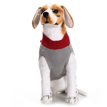 Pliušinis kamuolys Kalėdų klounas pet megztinis Kačių, šunų apranga Žiemą Mažylis Trikotažas Megztiniai šunų drabužiai Mažas Vidutinis Didelis Šunys