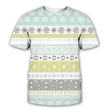 PLstar Kosmosas 2019 M. Vasarą Naujas Vintage Mados bohemijos t-shirt genčių totem 3D Atspausdintas Vyrai Moterys Streetwear Atsitiktinis T shirts KS08