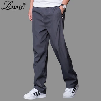 Plus Size 6XL Vyrų Vasaros/Rudens Kelnės Vyrams, Atsitiktinis Pants Mens Kvėpuojantis Quick Dry Kelnės Vyrų Prarasti Pločio Kojų Kelnės AM412