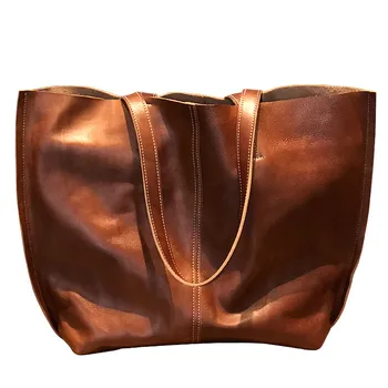 PNDME paprastas atsitiktinis natūralios odos ponios rankinėje pečių maišą karvės odos odos mamos krepšys holdall composite krepšys moterų