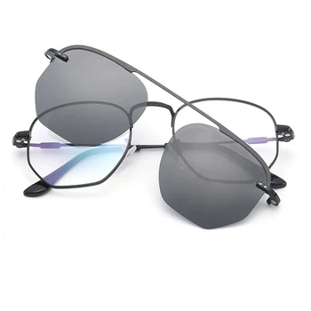 Poliarizuoti Vyrams, moterims, akinių nuo saulės mados metalo magnetas įrašą apie Anti-mėlyna šviesa akinius aukštos kokybės ratai akiniai nuo saulės oculos