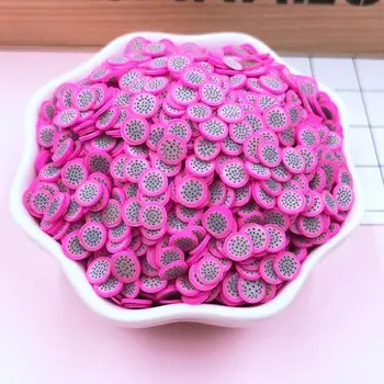 Polimero Molis Cukranendrių Pink Swirl Tortas Skiltelės 100grams -Polimero Molio Gabalėlių Lipdukas / Nagų dailė Lipdukas Gleives Vaisių Slime /10000pcs