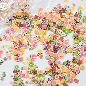 Polimero Molis Cukranendrių Pink Swirl Tortas Skiltelės 100grams -Polimero Molio Gabalėlių Lipdukas / Nagų dailė Lipdukas Gleives Vaisių Slime /10000pcs