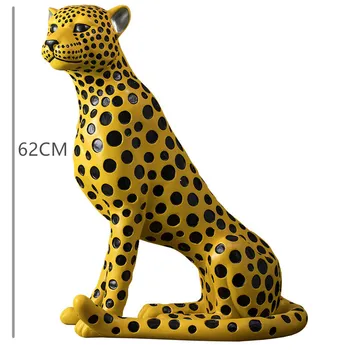 Pop Art Elegantiškas Kusama Viršuje Meno Banga Taško Leopard Rankomis Dažyti Papuošalų Kūrybos Dekoratyvinis Amatų Dervos Meno Amatų Geriausia Dovana