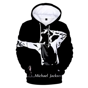 Populiarus vyrų/moterų/vaikų Mados Hip-Hop ' as Michael Jackson 3D hoodies Vyrų megztinis Palaidinukė Michael Jackson vaikai Hoodies viršūnės