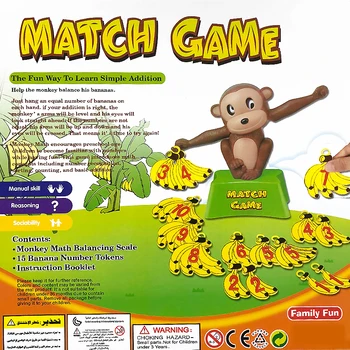 Populiarus Žaislais Beždžionė Rungtynės Žaidimas,Beždžionė Rungtynės Bananų Masto Atitikimo Žaidimas išmokti paprasta, be to, Švietimo Žaislai