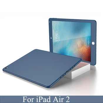 Prabanga 360 Visas Apsaugos Tablet Case For iPad 2 Oro 9.7 A1566 A1567 Grūdintas Stiklas Ipad 2 Oro atsparus smūgiams Funda Padengti Stiklo