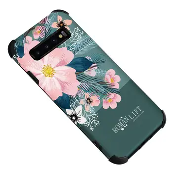 Prabanga 3D Įspausti Soft Telefonas Case Cover for Samsung Galaxy S10Plus Rankomis Dažyti Mielas Mergaičių Atgal Būsto SamsungS10 S 10 S10 Plius