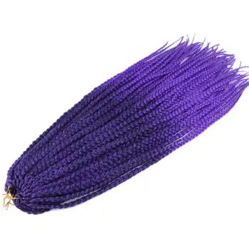 Prabanga Kasytės Syntheic Plaukus Ombre Violetinė Ruda Šviesūs 24