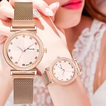 Prabanga Magnetas Laikrodžiai Žavesio Diamond Mados Prekės Ženklo Moterims Žiūrėti 2020 Kokybės Ponios Laikrodžiai Moterų Kvarcinis Laikrodis Montre Femme
