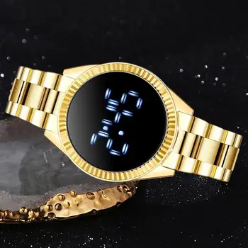Prabanga Moterų Lydinio Juostos Led Laikrodžiai Mados Ldies Diamond Skaitmeninis Riešo Laikrodžiai Elegantiškas Feamle Elektroniniai Laikrodžiai Reloj Mujer
