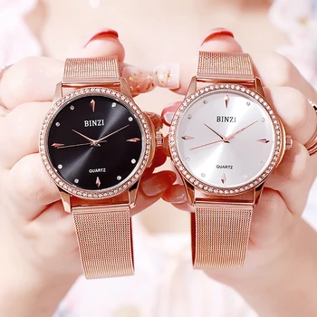 Prabanga Ponios Žiūrėti Vandeniui Moterų Laikrodis Romantiška Rožinė Aukso Moterų Laikrodžiai 2019 Relogio Feminino Reloj Mujer 2020 M.