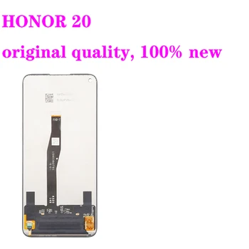 Pradinio Ekrano ir Huawei Honor 20 Pro LCD Ekranas Jutiklinis Ekranas Su Rėmu Garbę 20 