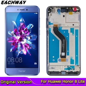 Pradinio Ekrano ir Huawei Honor 8 Lite LCD Ekranas Touch 