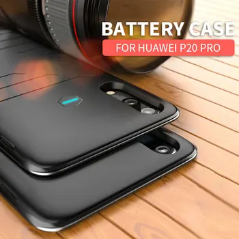 Pratęstas Telefono Baterija Atveju, Huawei P20 Pro Atsarginė Baterija Çkroviklio Huawei P20 Nešiojamų Galia Banko Įkrovimo Dangtis