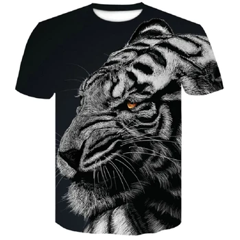 Prekės 2019 Naujas Vilkas/tigras Marškinėliai Vyrams Anime Marškinėlius Kinijos 3d Print T-shirt Hip-Hop Tee Kietas Mens Drabužių Naujas Vasaros Didelis Dydis Viršų