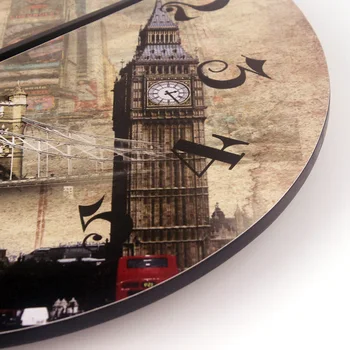 Prekės Londono Big Benas 3d Sienų Dekoras Žiūrėti Su Visiškai Tylus 12888 Laikrodis Judėjimo Europoje Stiliaus Namų Dekoro Sieninis Laikrodis Dovana