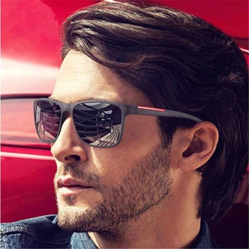 Prekės ženklo Dizainas UV Akiniai nuo saulės Vyrų Vairavimo Saulės Akiniai Retro Vintage Veidrodis Akiniai Akiniai Vyrų Gafas De Sol