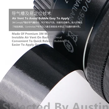 Premium Objektyvas Odos Decal Apsauginės Plėvelės Zeiss prie gpgb informacinės sistemos 85mm f1.8 Wrap Dangtelio Raštas