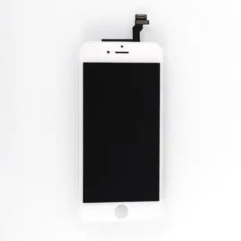 Priekinis LCD Ekranas IPhone 6 4.7 Colių Baltos spalvos Ekrano Pakeitimas skaitmeninis keitiklis Visiškai LCD Touch Namų Mygtuką, Ekrane, Priedai