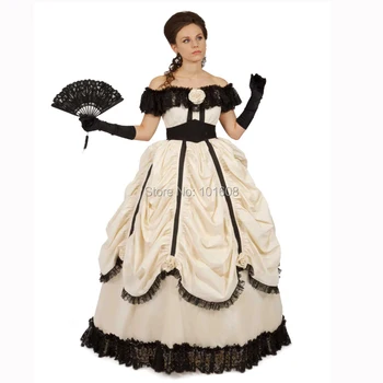 Pritaikyta!Luxs 19 amžiuje'Retro Viktorijos suknelės pilietinio Karo suknelė Cosplay Senovinių Kostiumų Renesanso Revoliucijos suknelė HL-141