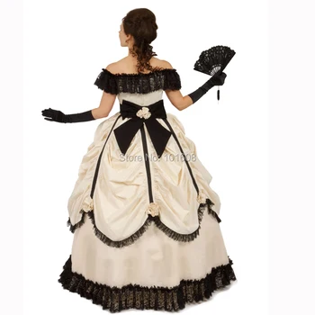 Pritaikyta!Luxs 19 amžiuje'Retro Viktorijos suknelės pilietinio Karo suknelė Cosplay Senovinių Kostiumų Renesanso Revoliucijos suknelė HL-141