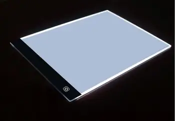 Pritemdomi ! Plono A4 LED Šviesos Planšetinio kompiuterio Mygtukai Taikomos ES/JK/AU/US/USB Kištukas, Diamond Siuvinėjimo Diamond Tapybos Kryželiu Rinkiniai