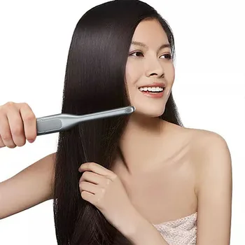 Profesinės Butas Geležies trumpiems Plaukams 2 in 1 LED Plaukų ištiesinimo priemonės Keramikos Barzdos Plaukų ištiesinimo priemonės Garbanoti Geležies hair curler