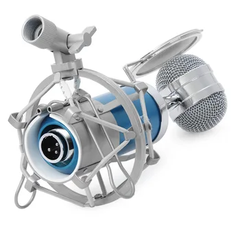 Profesionalus Mikrofonas Įrašymo Studijoje Kondensatoriaus Mikrofonas Su 3.5 mm Kištuku Stovo Laikiklį, KTV Karaoke BM-8000