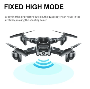 Profesionalų Fotoaparatą, Drone 4K GPS Quadcopter WIFI FPV RC Drone Su Live Video Ir Grįžti Namo, Sulankstomas Selfie RC Quadrocopter