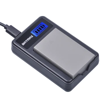 PS-bls5 BLS-5 BLS5 BLS-50 Baterijos +LCD USB Kroviklis skirtas Olympus OM-D E-M10, E-M10 II, III,PEN E-PL2, E-PL5, E-PL6, E-PM2, Stylus 1