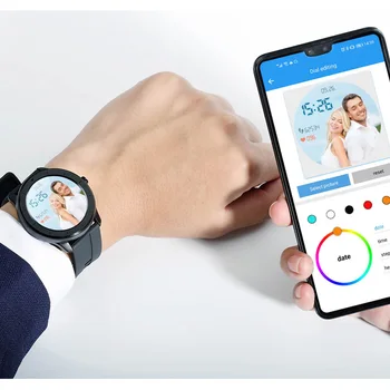 PT6 Smart Watch Vyrai Moterys IP68 Vandeniui Užsakymą surinkite Visas Jutiklinis Ekranas SmartWatch 