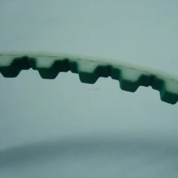 PU 740 T10 turas PU diržas su plieno core laikas diržas su žalia audinys apie danties pusėje diržo plotis 5mm parduoti 2vnt apie vieną pakuotę