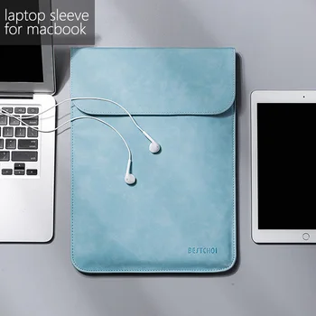PU Laptop Sleeve for Huawei Matebook 13 2020 garbę Magicbook 14 X Pro D 15 Nešiojamojo kompiuterio Krepšys Case for Microsoft Surface pro 