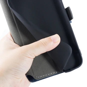 PU Odos Telefoną Atveju Doogee S59 Pro Flip Case For Doogee S59 Peržiūrėti Langų Knyga Atveju Minkštos TPU Silikoninis Galinio Dangtelio